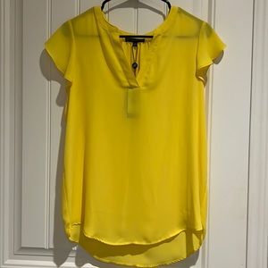 Small yellow summer dress shirt